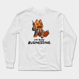 Business Cat Long Sleeve T-Shirt